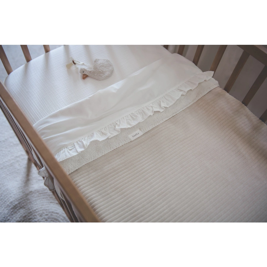 koeka Babydecke Plüsch Vik beige
