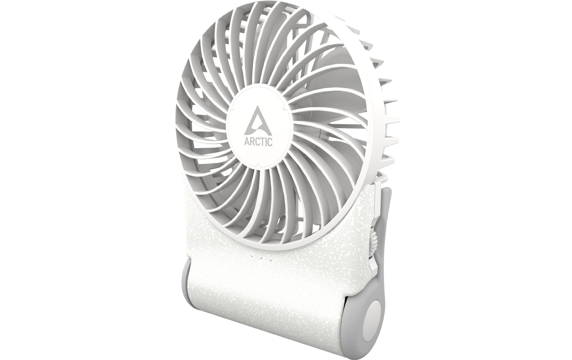 USB-Ventilator Summair2Go WeissWiederaufladbarer Taschenventilator mit Standfuss