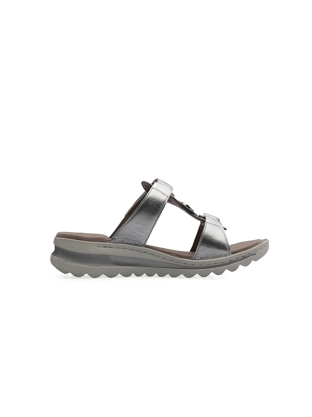 Pantolette Tampa silber