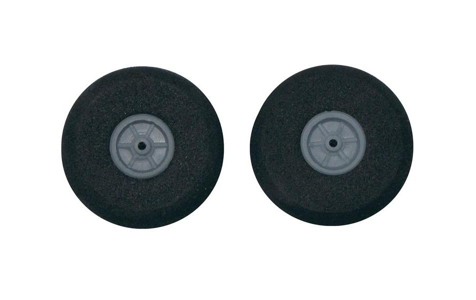 Moosgummi Super Leichtrad 40 mm, 2 StückRäder für Modellflugzeuge