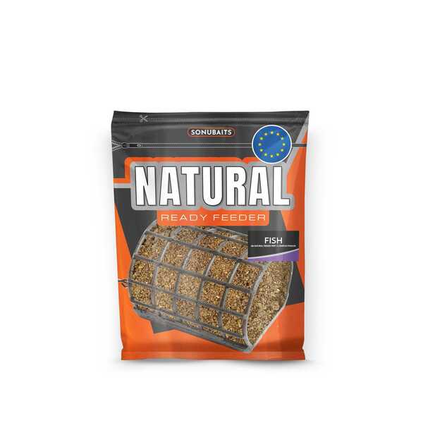 Amorce Sonubaits Natural Ready Feeder Groundbait Fish (1kg)