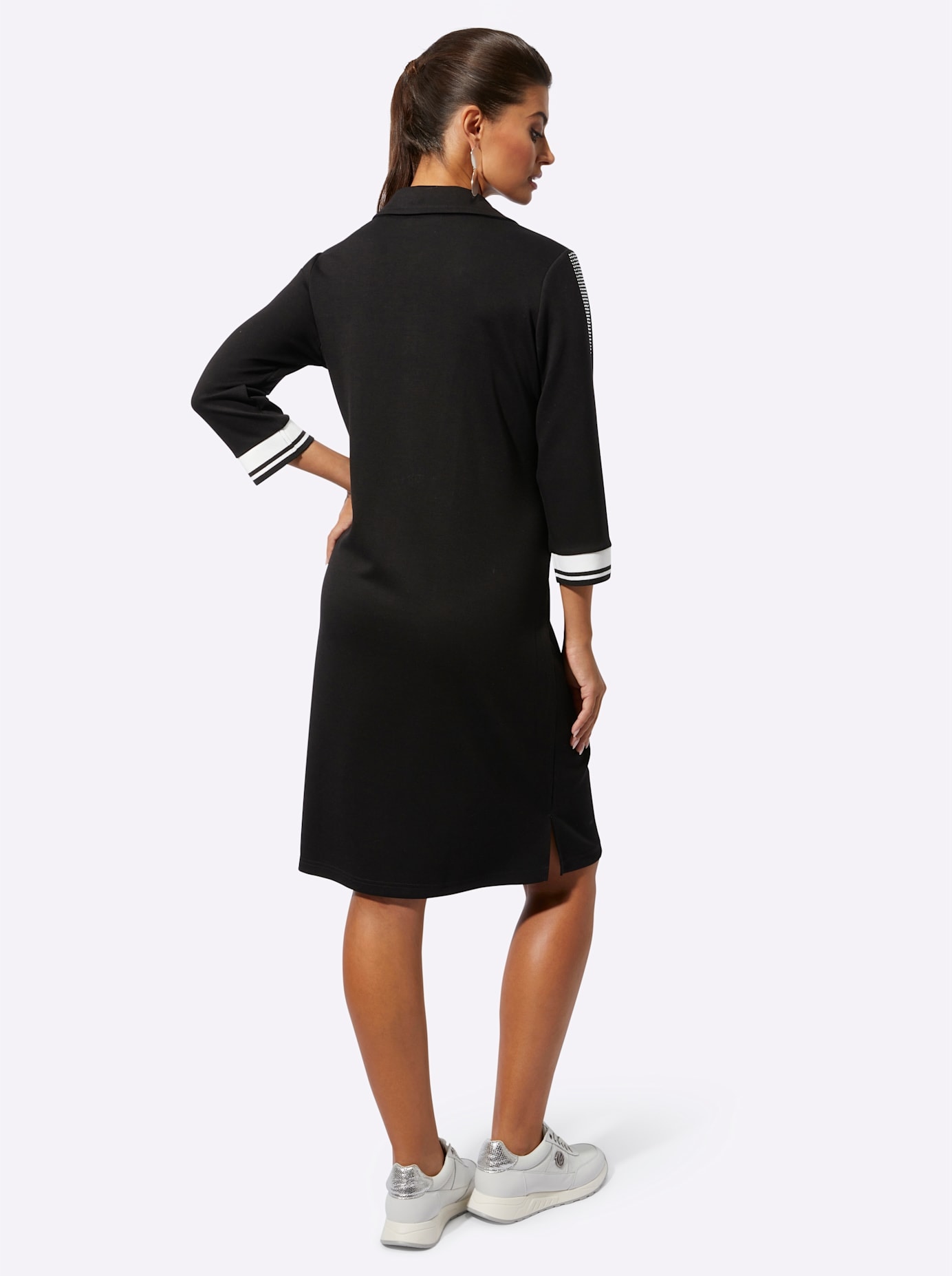 creation L Shirtkleid »Modal-Mix-Kleid« Reissverschlusstasche