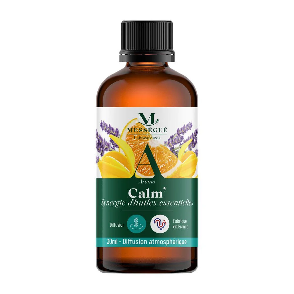 Huile essentielle synergie Calme orange/lavandin/ylan-ylang/mandarine 30ml