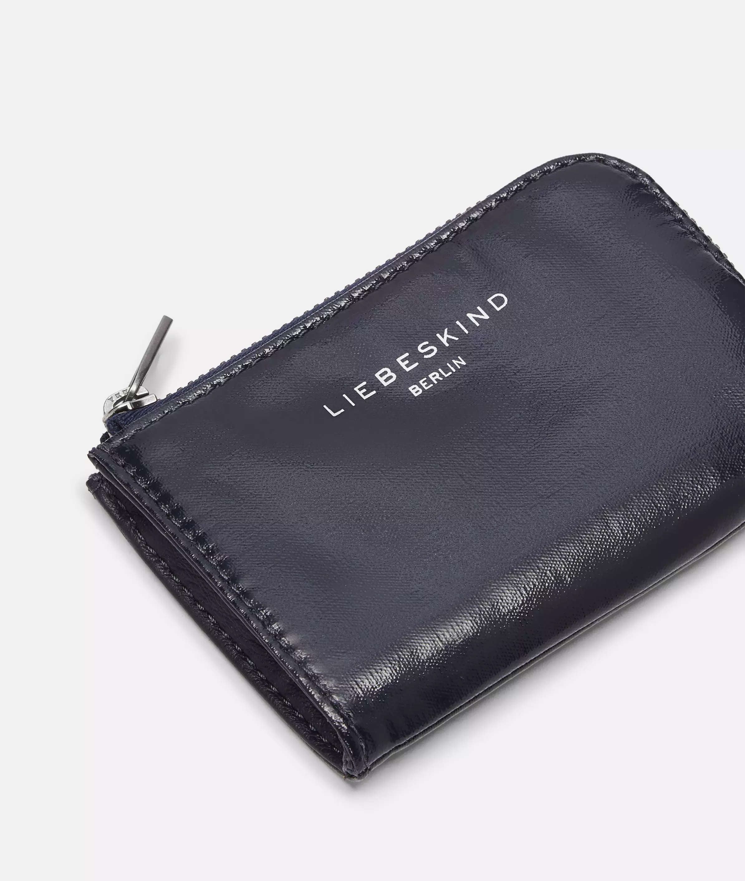 Leni purse XS Mini wallet made of cotton with a patent finish