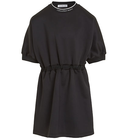 Calvin Klein Kleid - Shine Logo Tape - Schwarz