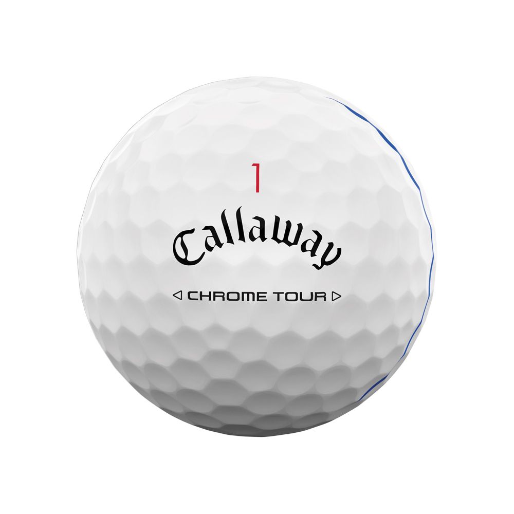 Chrome Tour Triple Track Golfball Hvit 4 for 3
