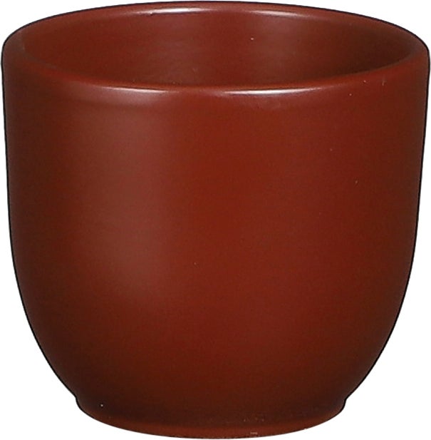 Mica Decorations bloempot Tusca donkerbruin D 8,5 H 7,5 cm
