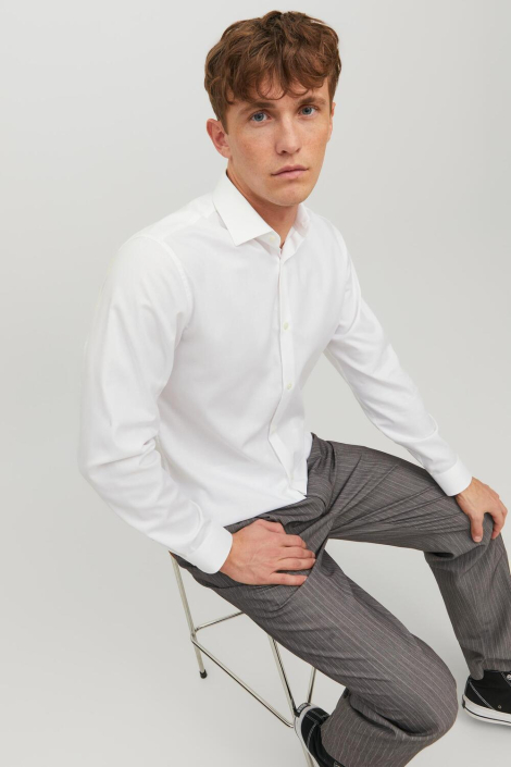 Jack & Jones witte heren overhemd