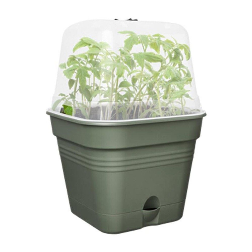 DYRKEPOTTE ELHO GREEN BASICS 20X20CM GRØNN