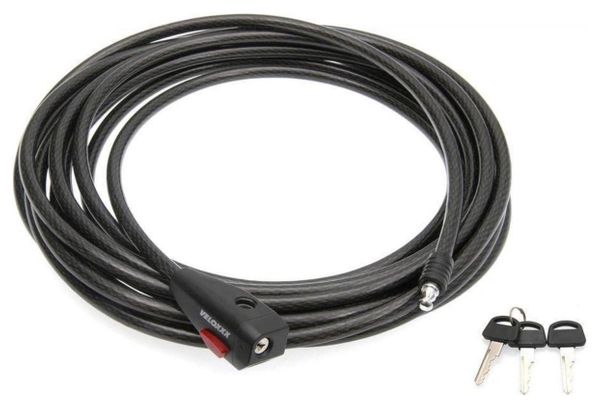 Stahlex XL Câble de verrouillage pour vélo - 3 clés - 10m x 12mm