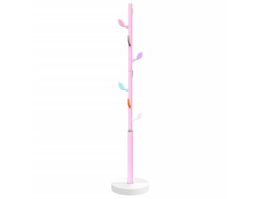 VIDAXL - Porte manteau Porte-manteau rose 172 cm fer enduit de poudre