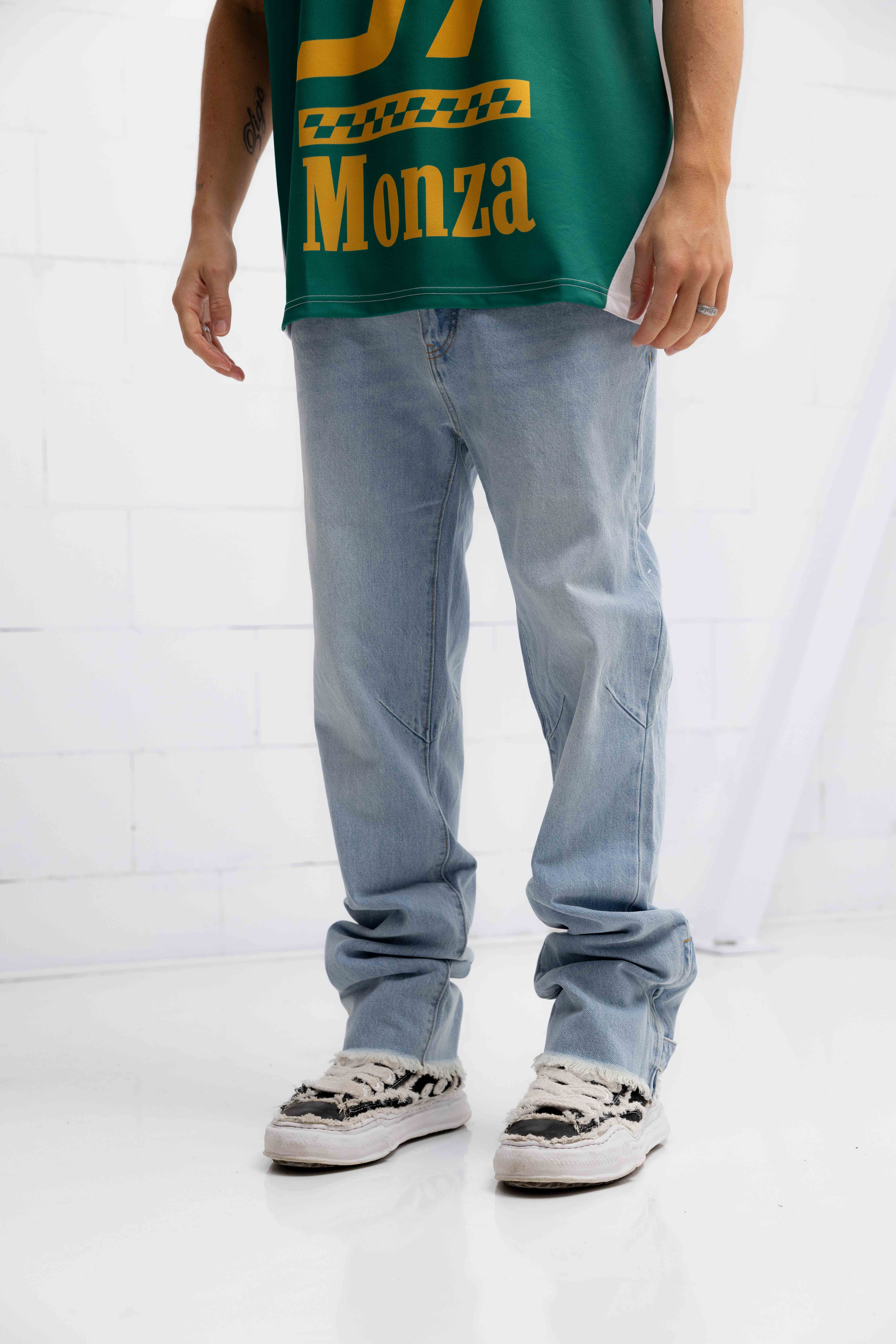 Fearless Blood Straight Jeans Heren Lichtblauw
