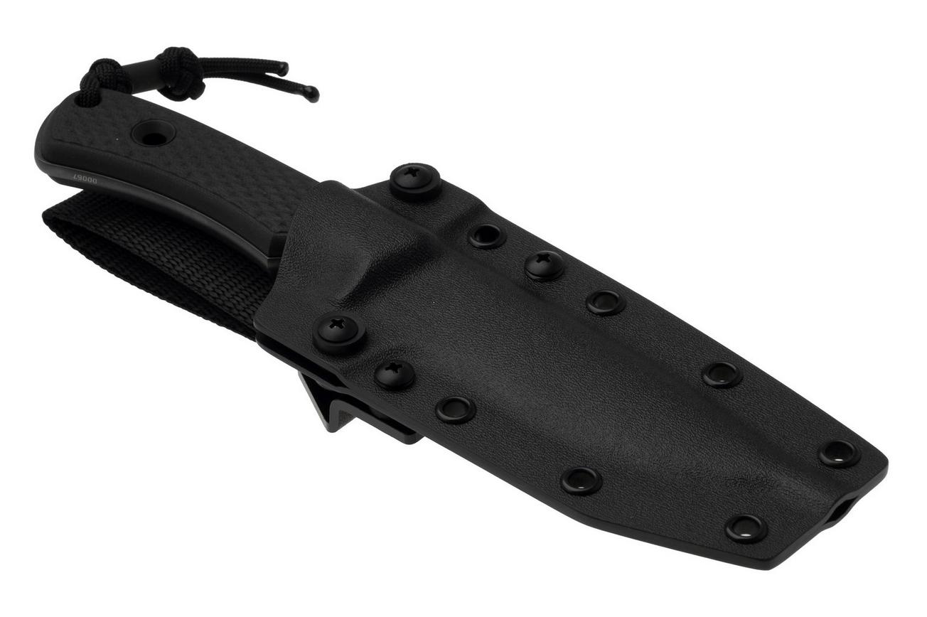 TRC Knives South Pole, Black DLC Vanadis 4 Extra, Black G10, survivalmes