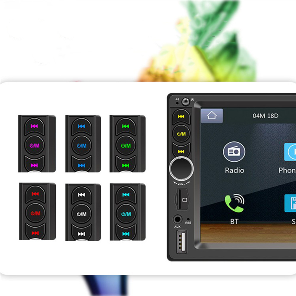 (178x100mm) Digitales Auto Radio FM Bluetooth MP5 Player mit 7