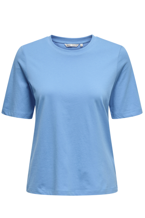 Only blauwe dames t-shirt