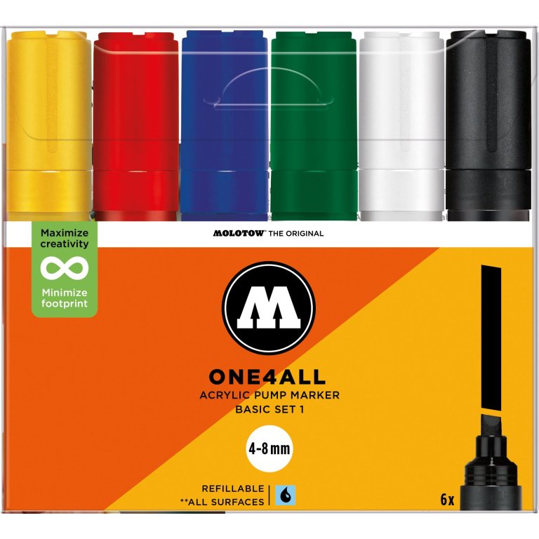 Molotow Lackmarker One4all 327HS, 6er-Set