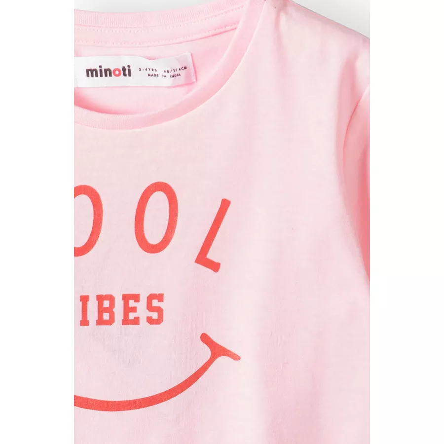 MINOTI T-Shirt Neonrosa