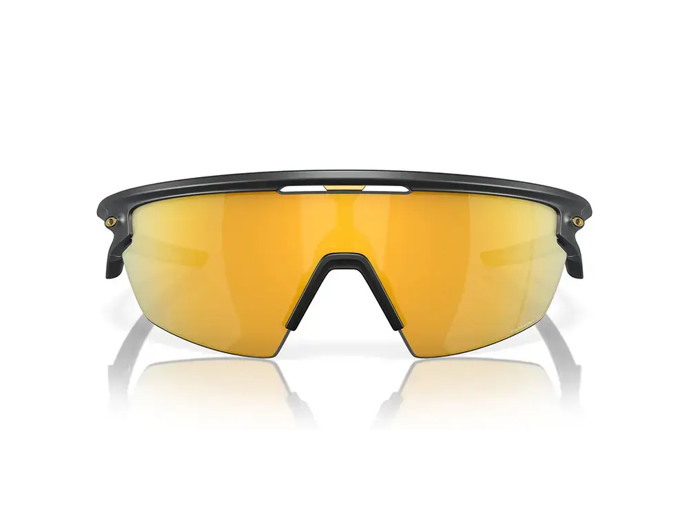 Oakley Sphaera Sport Zonnebril Prizm 24K Polarized Lens Mat Carbon Zwart