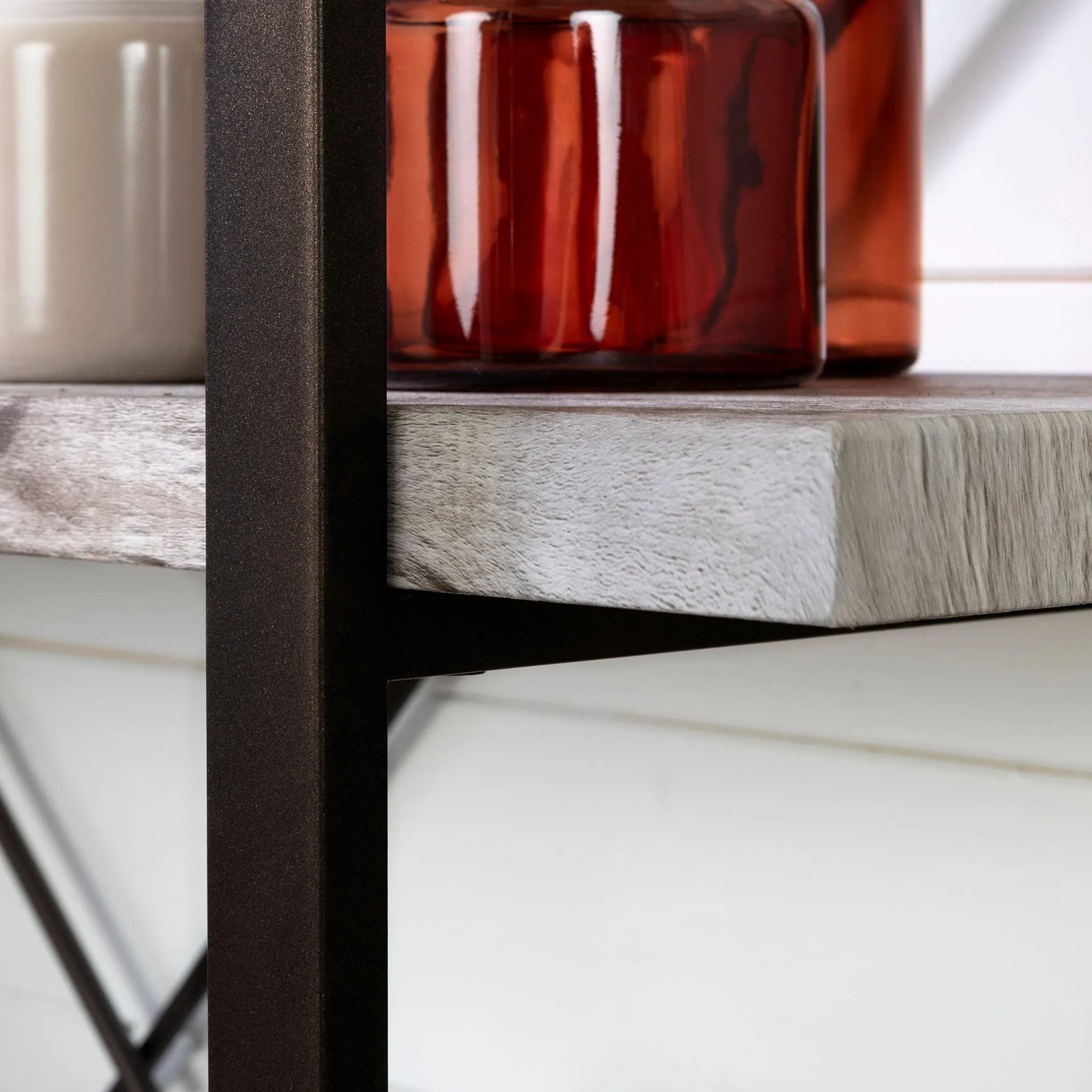 South Shore Étagère à 5 Tablettes fixes - Gimetri Gris Clair