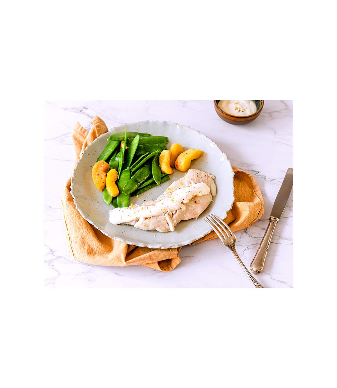 Panier à cuisiner Recettes et Cabas pour 4 personnes avec 3 délicieuses recettes et une option gourmande au choix - SMARTBOX - Coffret Cadeau Gastronomie