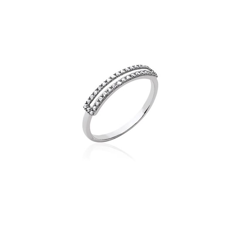 Bague Femme - Argent 925 - Oxyde de zirconium