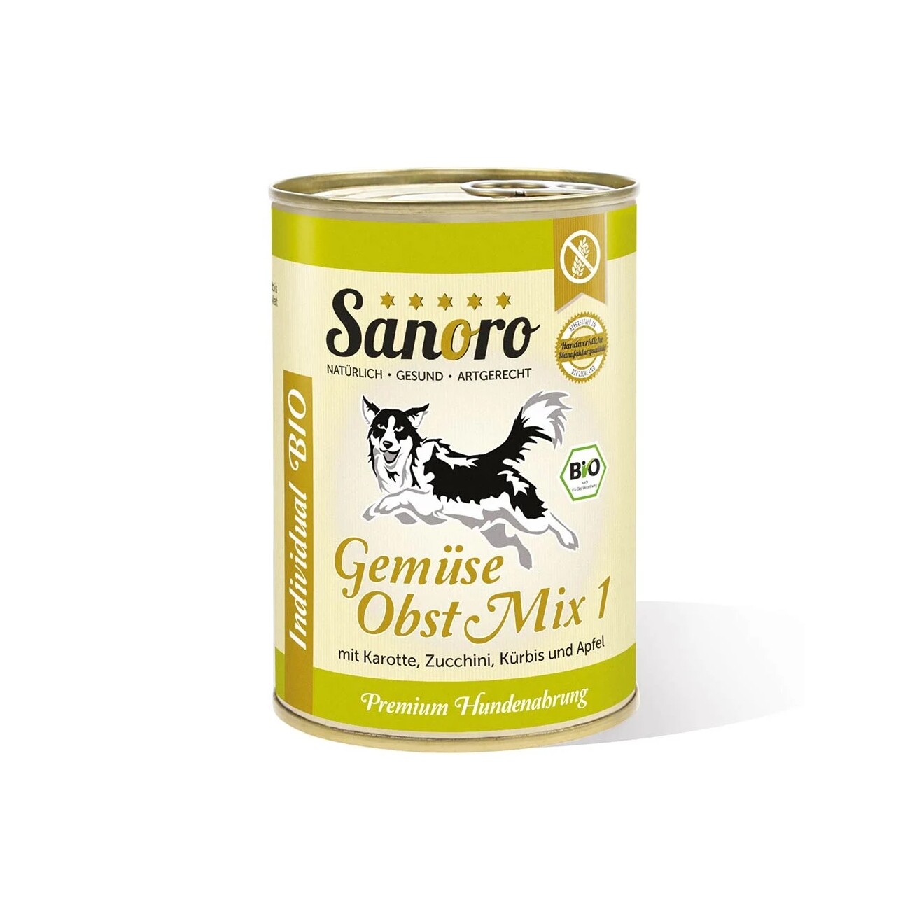 Sanoro BIO Gemüse-Obst-Mix 1 mit Bio-Karotte 12x400g