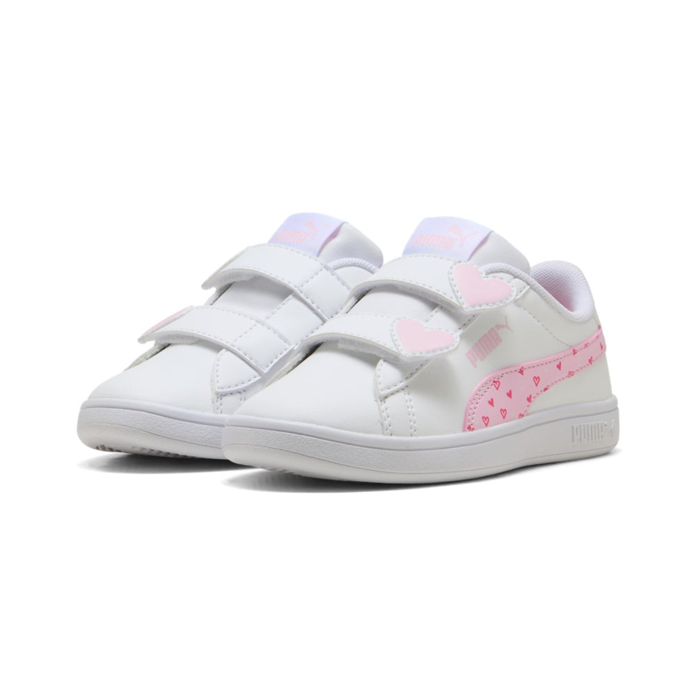 Køb Puma White-Pearl Pink Puma Smash 3.0 Hearty V PS