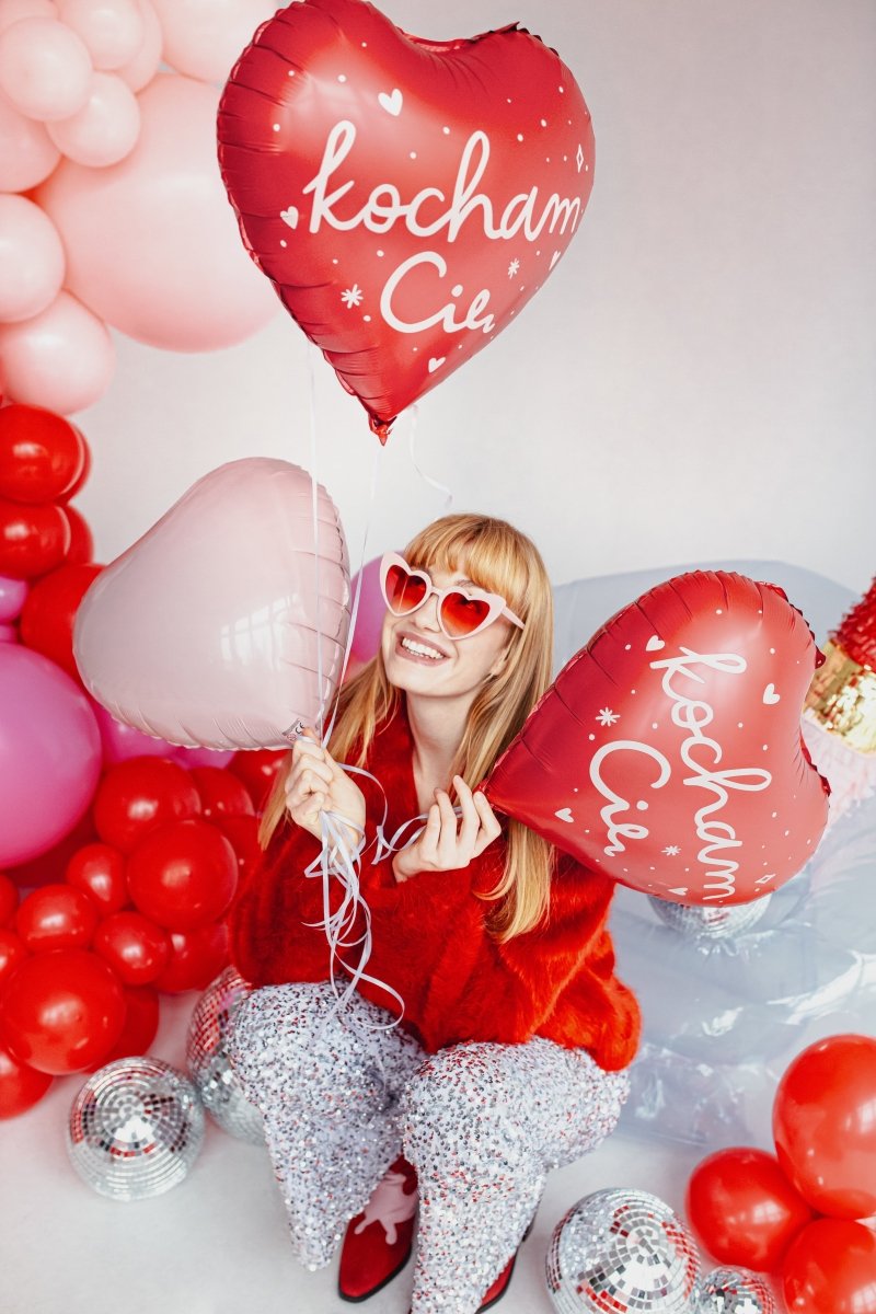 Hart Helium Ballon Kocham Cię Leeg 45cm