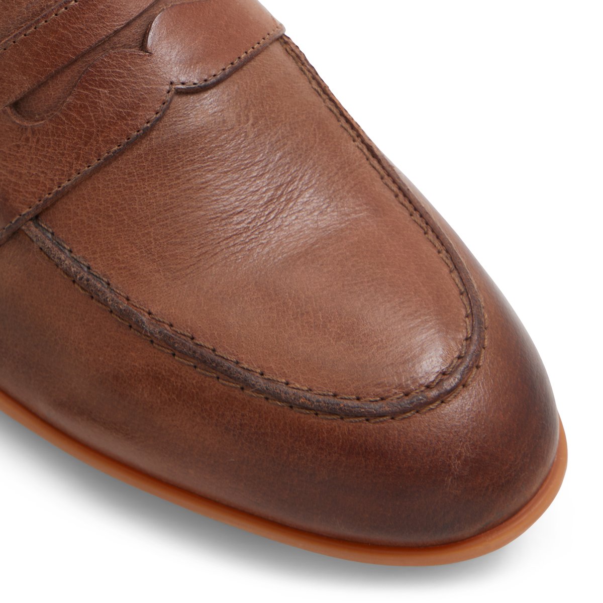 LUCA FERRI-Franco-Flâneurs habillés - Talon plat - Cognac
