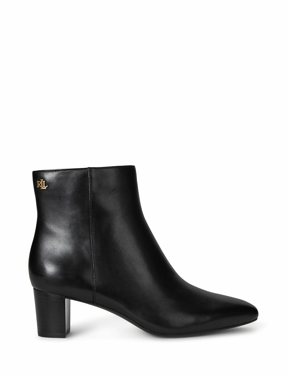 LAUREN RALPH LAUREN<br>Botas de tornozelo de couro Demi
