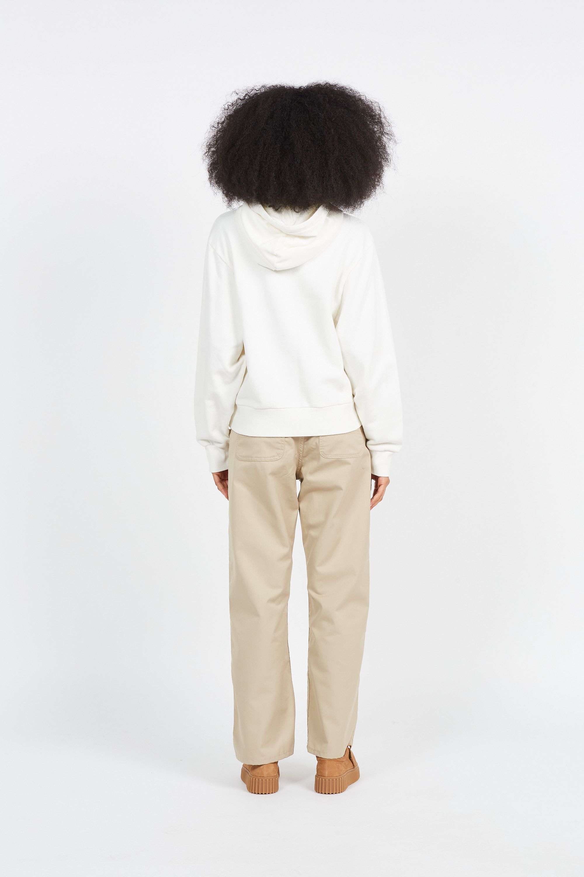 CARHARTT WIP Hoodie W' Hooded Akron Sweat Blanc