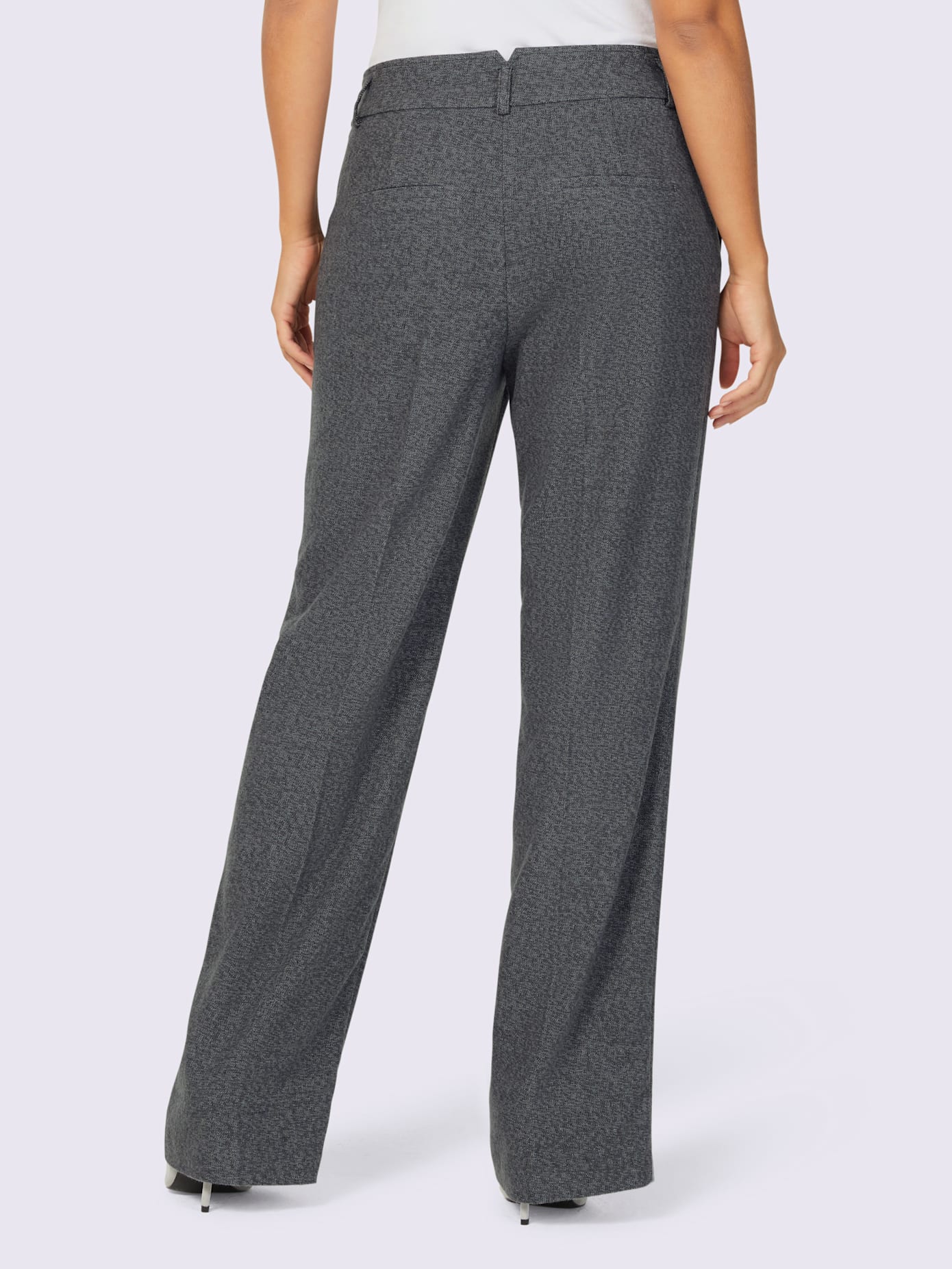 Pantalon bel aspect chiné