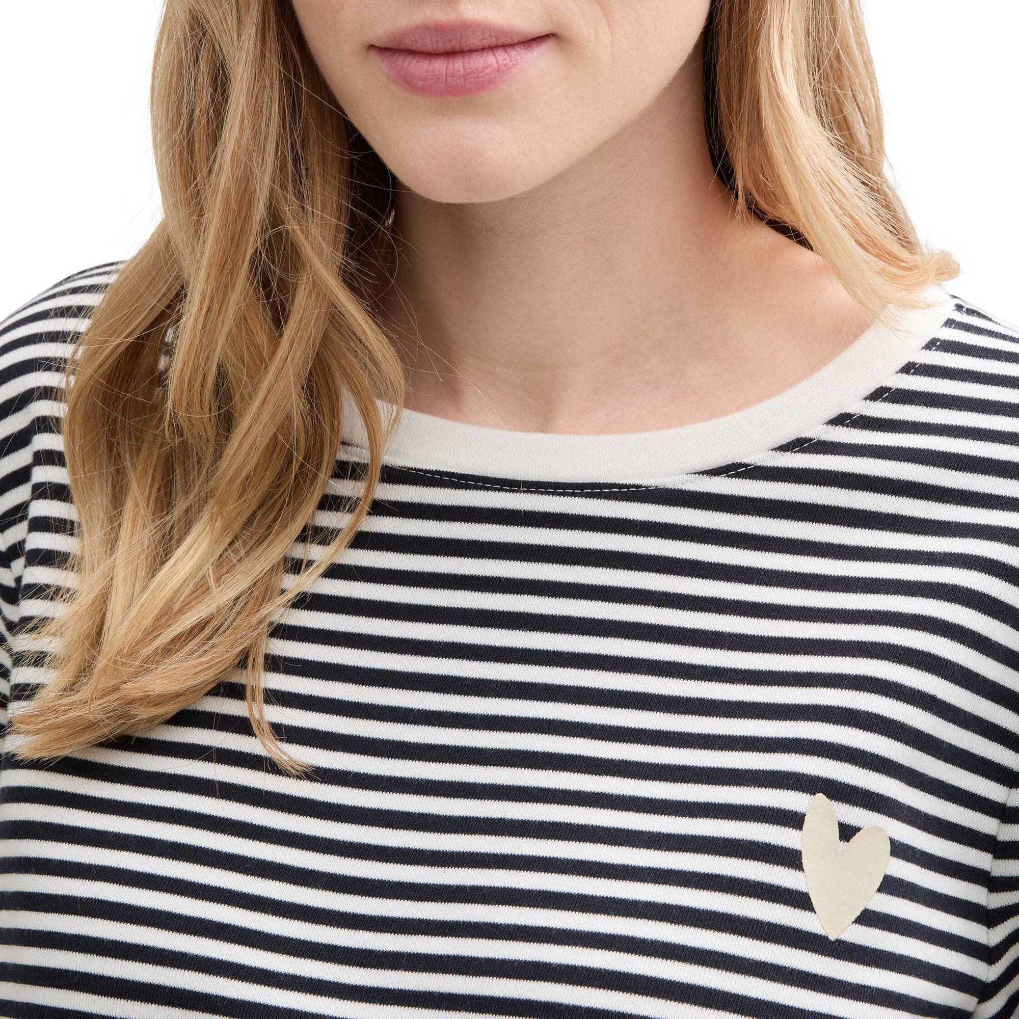 T-shirt Femme bleu marine