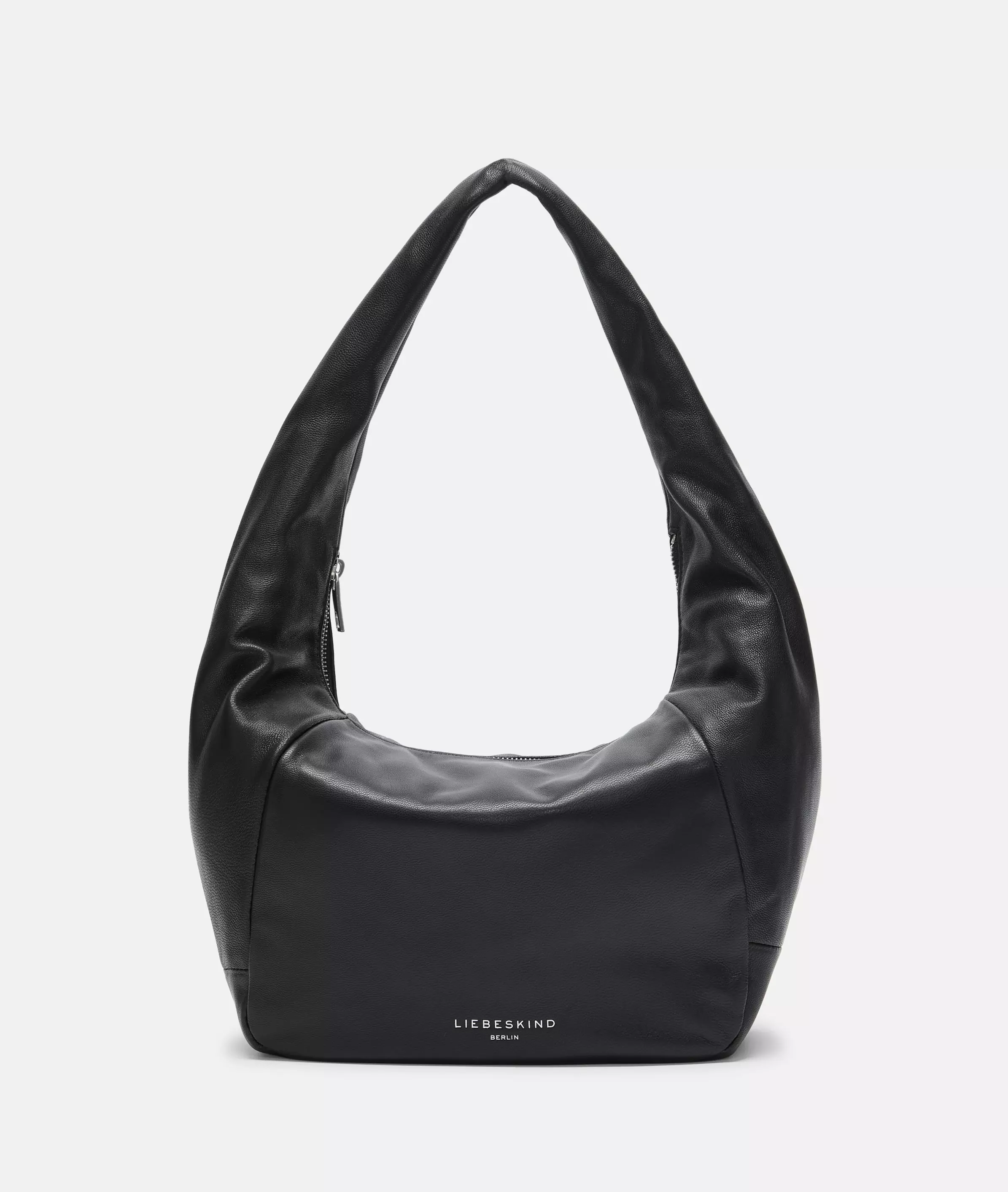 Farrah Hobo M Spacious leather pouch bag with a vintage look