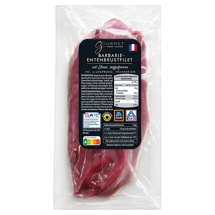 GOURMET FINEST CUISINE Barbarie Entenbrust 1 kg