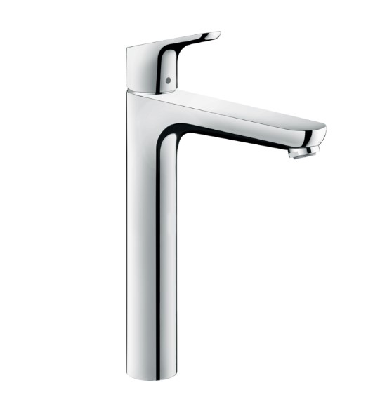 Hansgrohe Focus verhoogde wastafelkraan waterbesparend met pop-up waste chroom