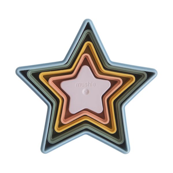 Mushie Nesting Stars Toy