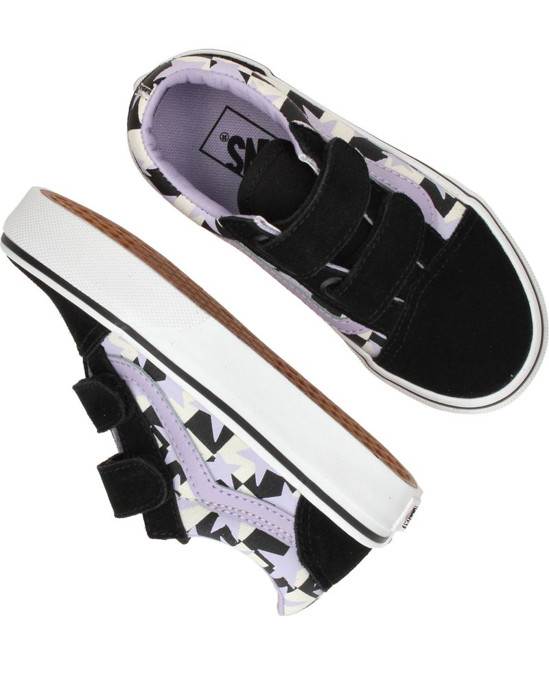 Vans Old Skool V Sneakers Zwart Meisjes