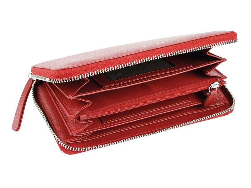 Bugatti Portemonnaie Linda Rot Langbörse für Damen