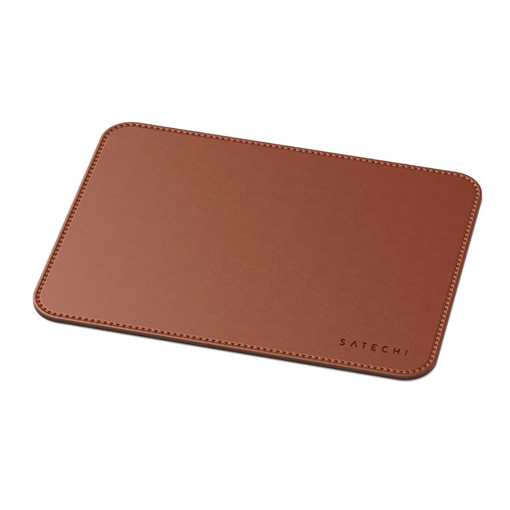 (25x19cm) Eco-Leather Mauspad Anti-Rutsch PC Mausmatte (ST-ELMPN) - Braun