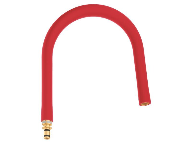 GROHE Küchenbrauseschlauch GROHFlexx 22 cm, Rot GROHFlexx Küche Schlauchauslauf