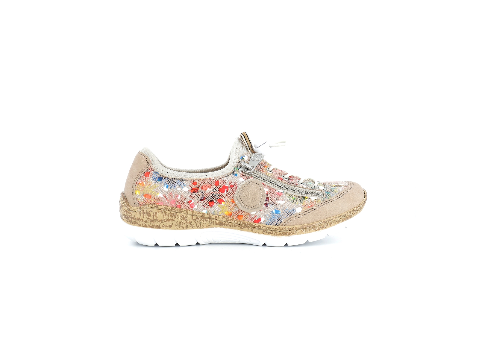 Rieker-N4263 Matières combinées Multicolore