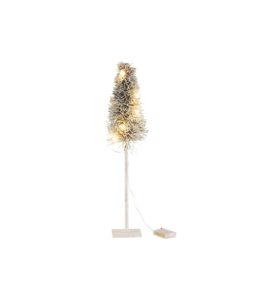 Paris Prix - Statuette Déco Led arbre De Noël 58cm Blanc