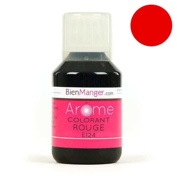 Colorant alimentaire rouge E124 - Liquide
