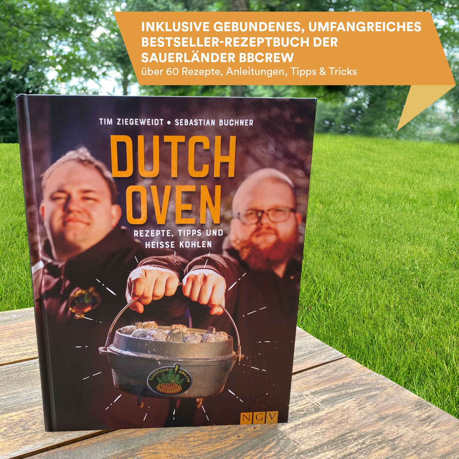 Skandika Dutch Oven Flame Master 7,1 liter complete set