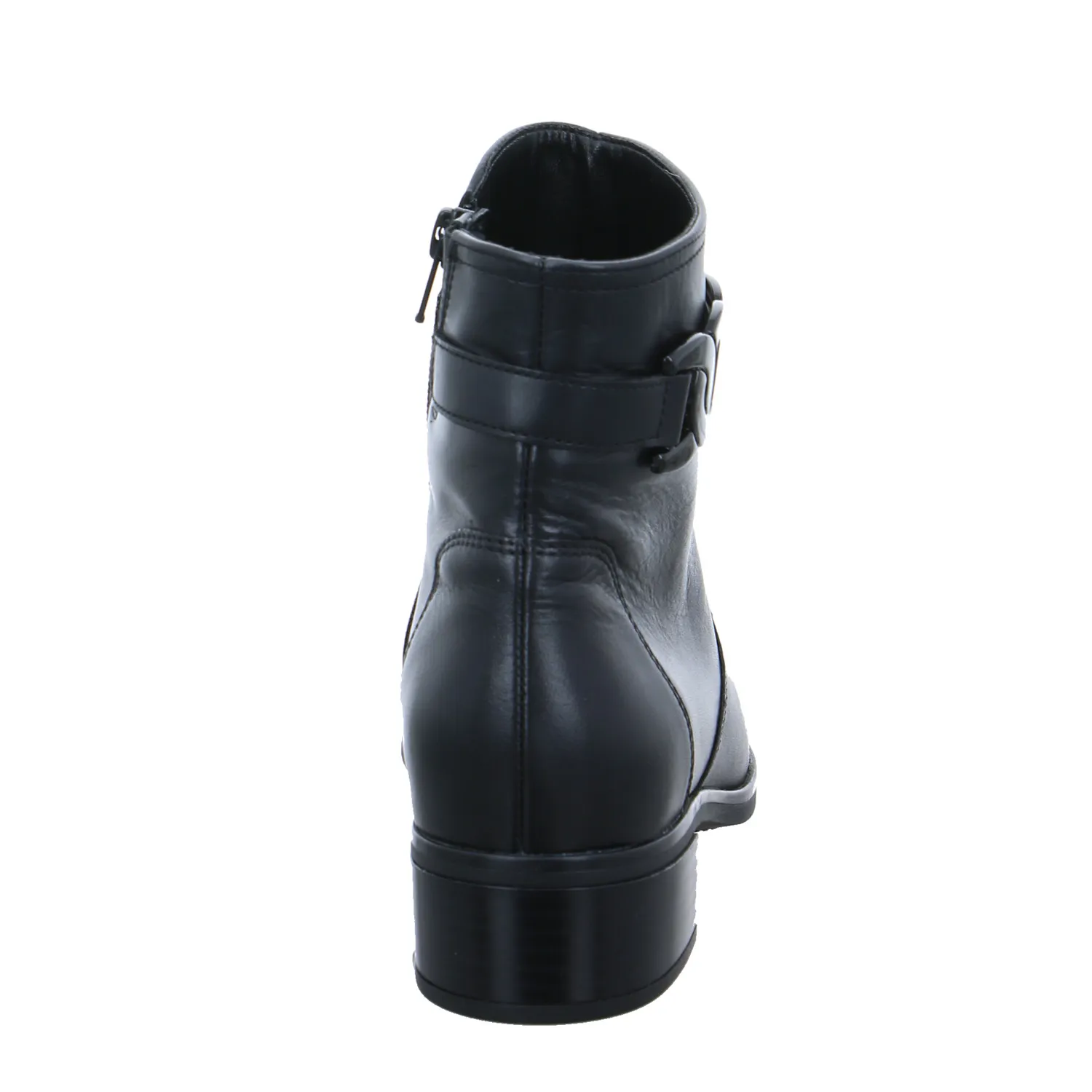 ARA Comfort-Stiefelette Schwarz Leder  mit Wechselfussbett