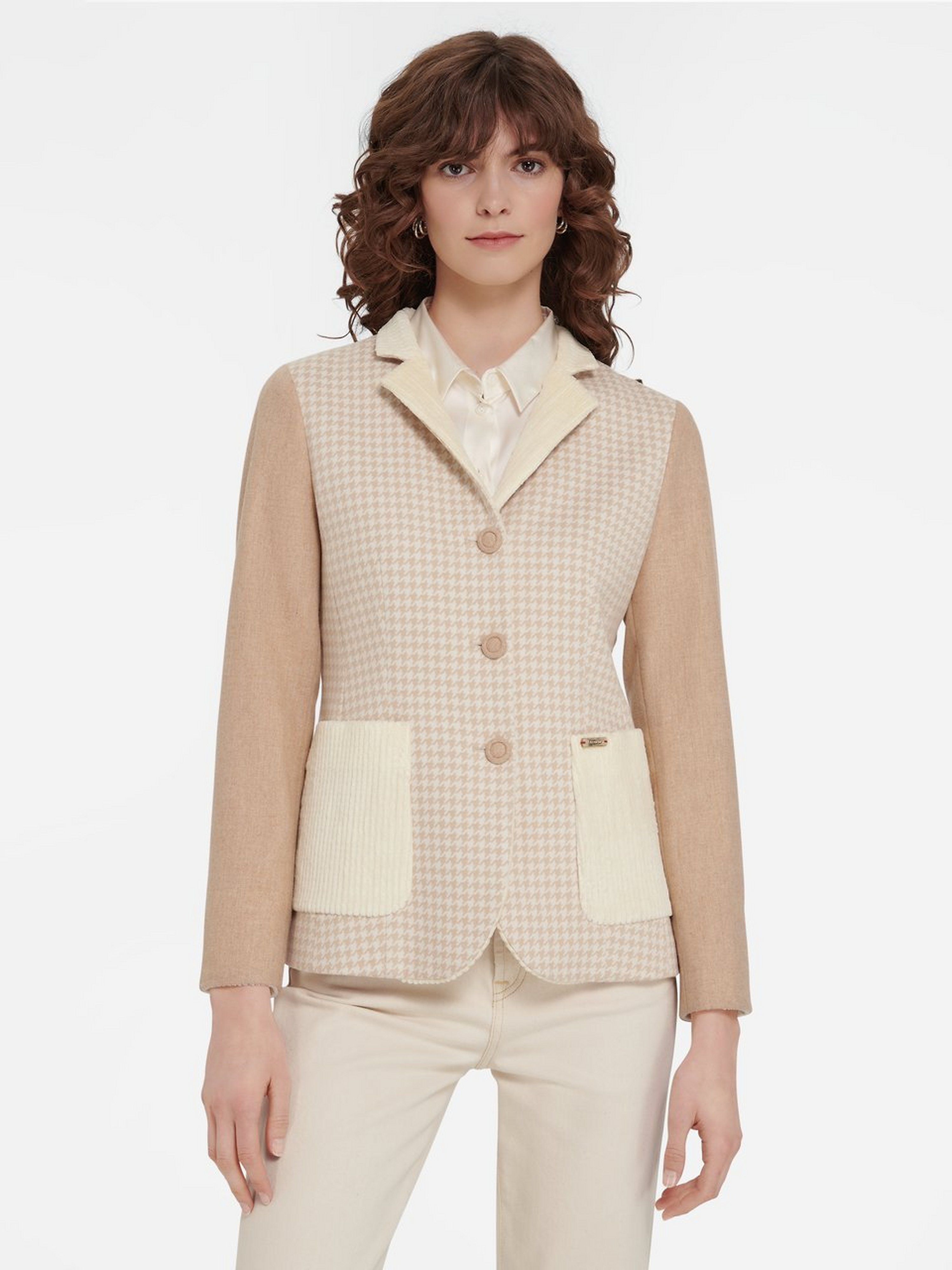 Blazer mit Stehkragen