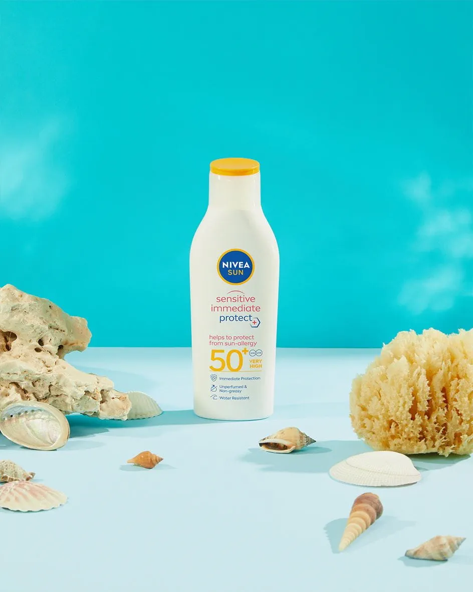 LAIT SOLAIRE SENSITIVE PROTECTION IMMÉDIATE FPS 50