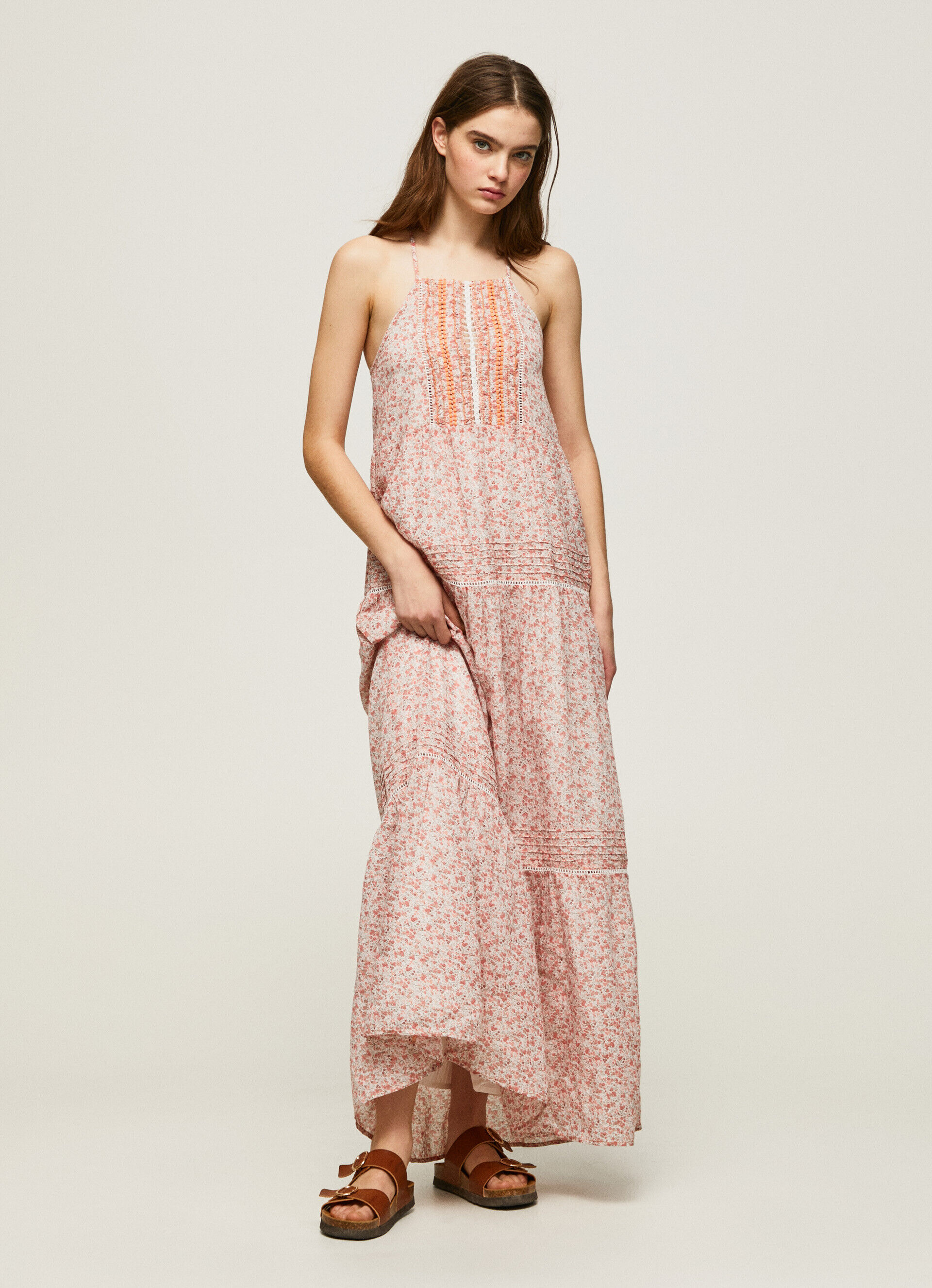 VESTIDO PARHI FLOWER - multicolorido