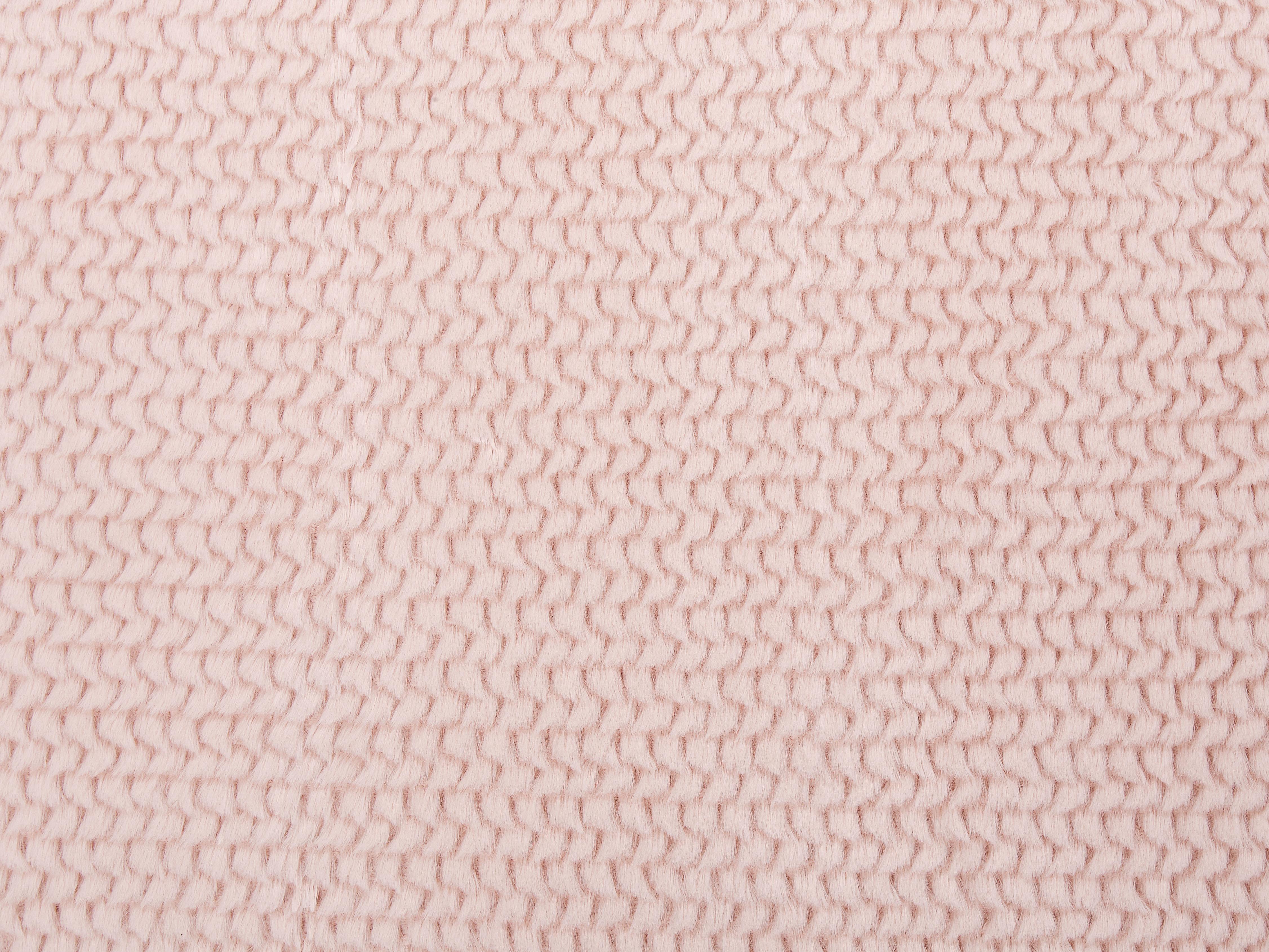 Plaid BJAS 200 x 220 cm Pastelroze